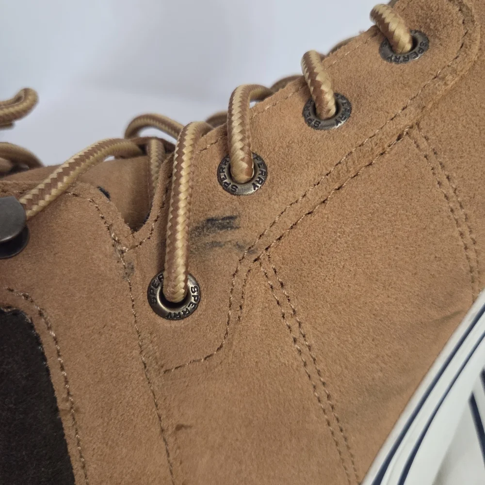 Sperry Men's Striper Storm Hiker Sneaker Boots Size 8 Tan
